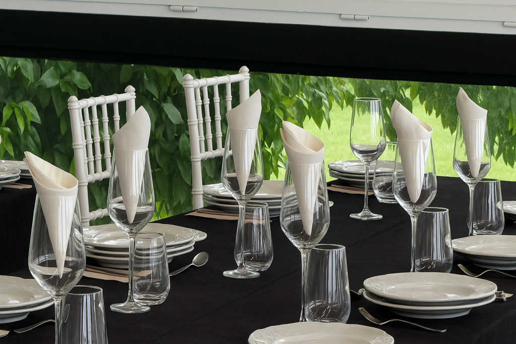 mesa preparada